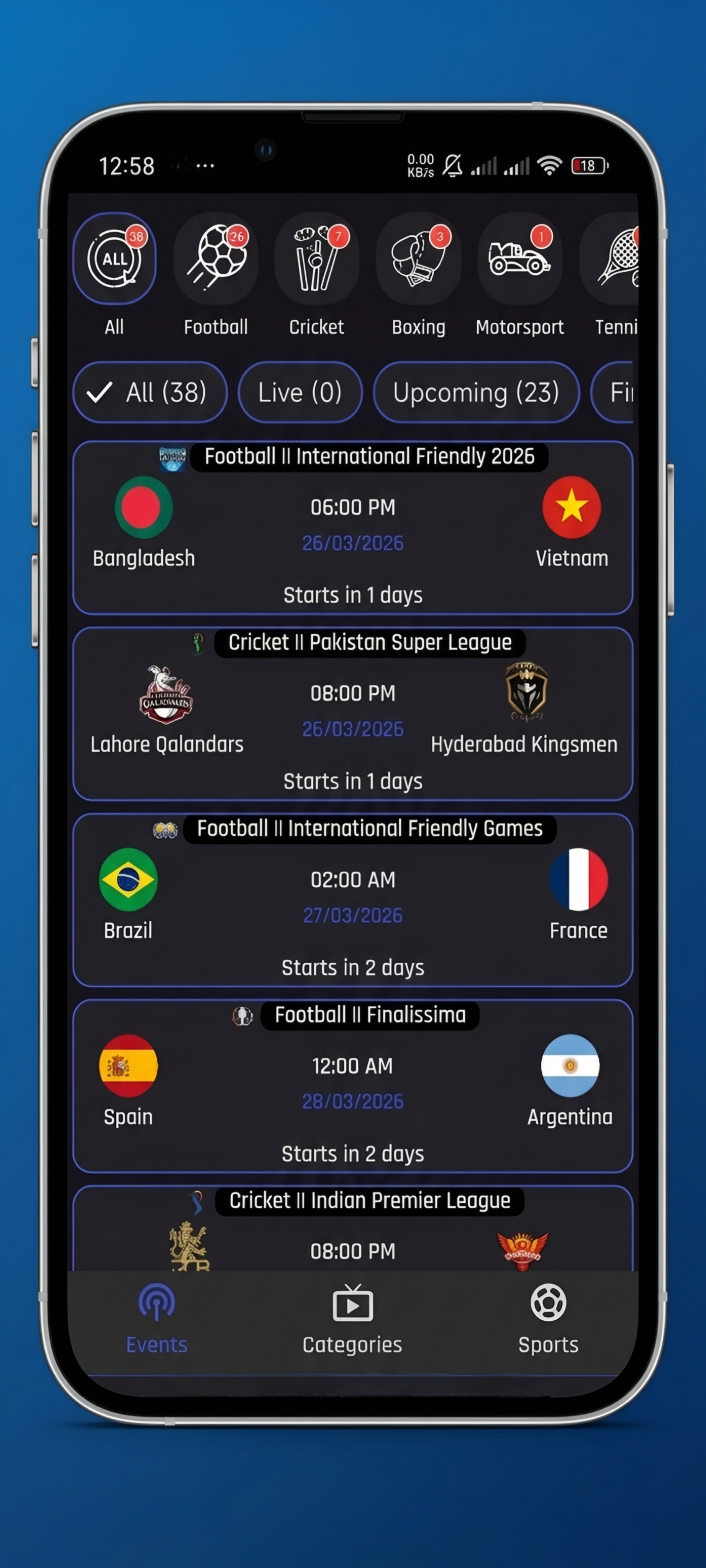 PlayZ TV APK Mockup
