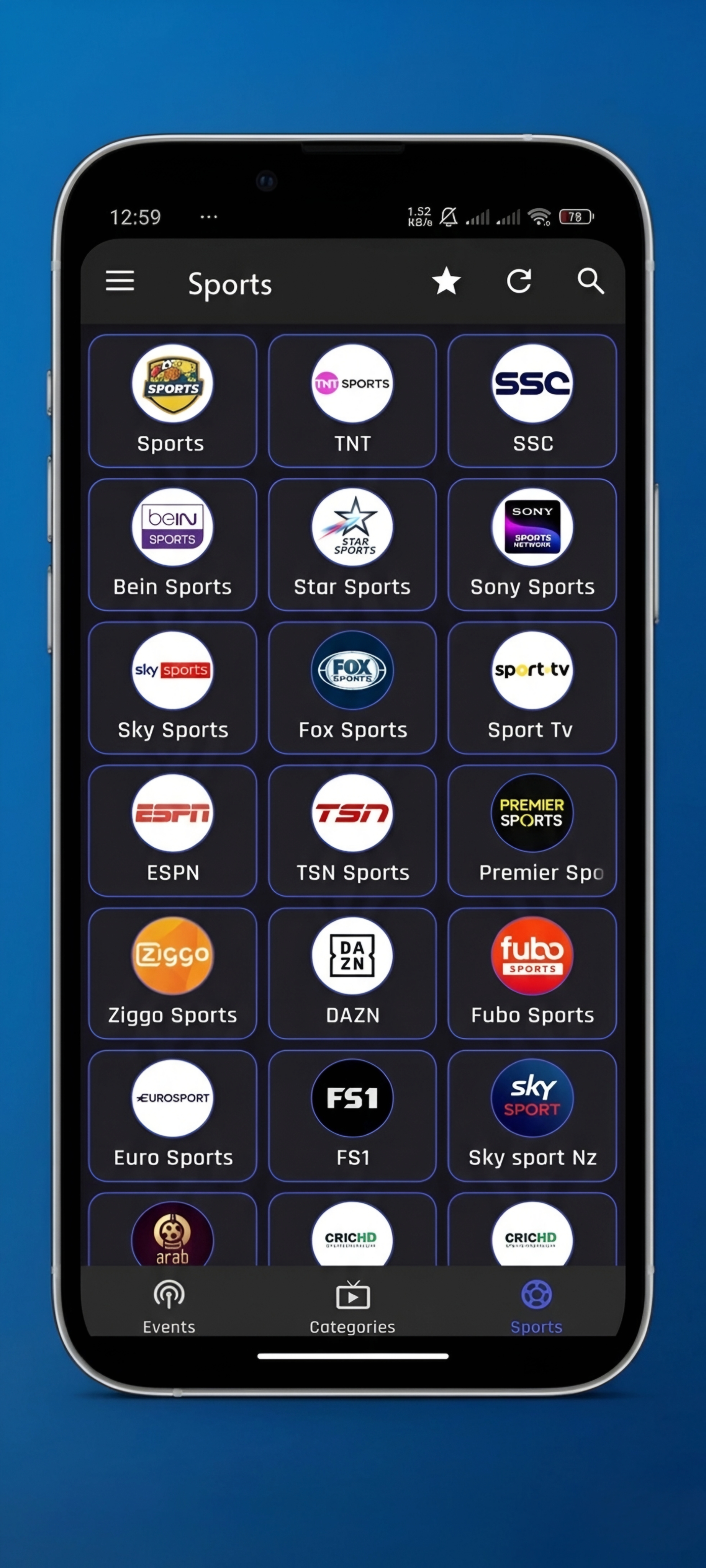 PlayZ TV APK Mockup